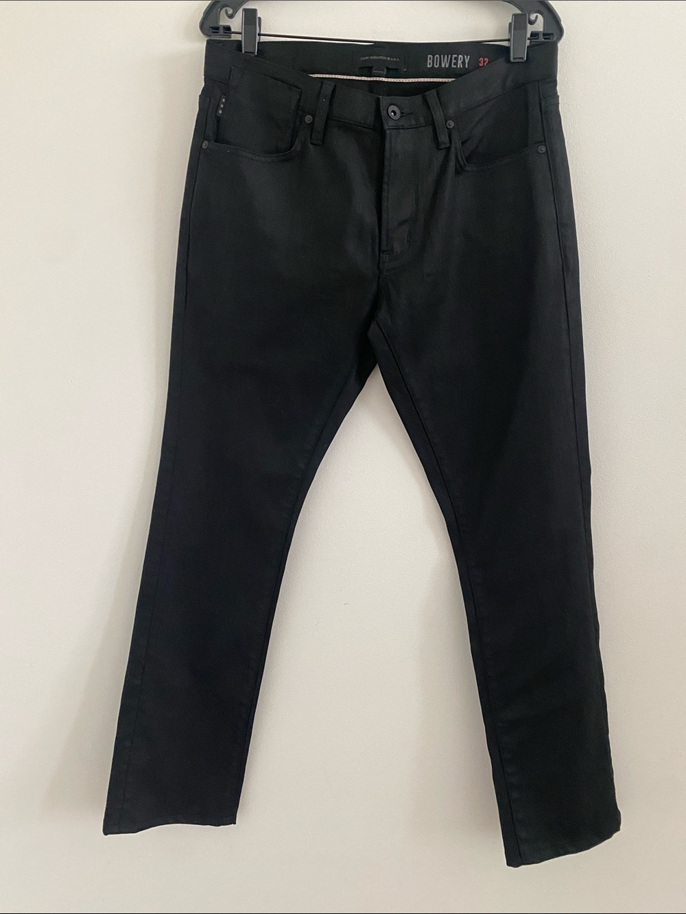 John Varvatos Bowery Slim Straight Jeans Black W32